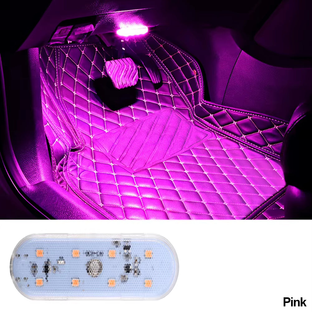 Car Interior Light LED Car Proof Touch Flash Light Door Magnet Touch Light USB Chargeable Battery Car Motorhome Ceiling Lamps