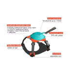 A59T 2-In-1 No Pull Dog Harness with Retractable Leash,Automatic anti Burst Impact Function,Adjustable Breathable Dog Vest,Xs