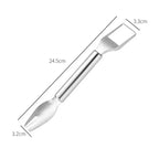 2025 Newest Watermelon Slicer Tool Stainless Steel Fruit Cutter Dual Head Watermelon Fork Melon Cutter Kitchen Gadgets