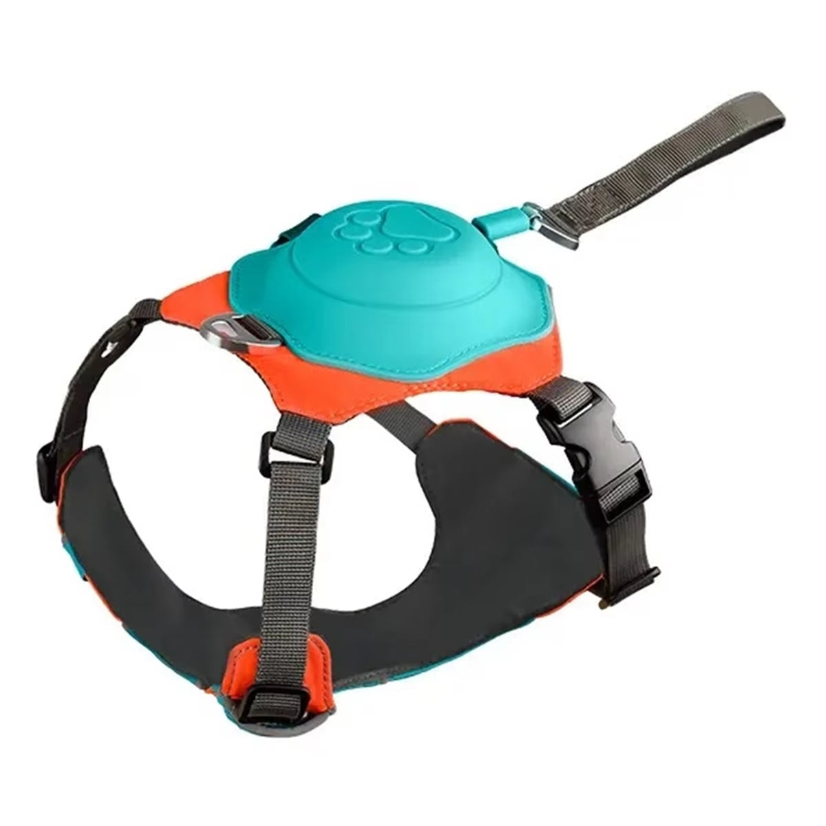 A59T 2-In-1 No Pull Dog Harness with Retractable Leash,Automatic anti Burst Impact Function,Adjustable Breathable Dog Vest,Xs