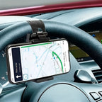 Car Steering Wheel Phone Holder Hook Mount  Navigation Mobile Phone Bracket Support in Car for Iphone Xiaomi Samsung