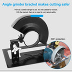 Universal Angle Grinder Bracket Adjustable Metal Angle Grinder Bracket Saw Rack Base Sliding Angle Bracket DIY Woodwoking Tools