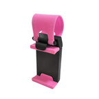 Car Steering Wheel Phone Holder Hook Mount  Navigation Mobile Phone Bracket Support in Car for Iphone Xiaomi Samsung