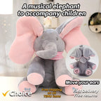 2025 New Hide-And-Seek Elephant Plush Toy Baby Hide-And-Seek Game Toy Singing Interactive Musical Toys Gifts