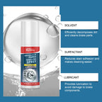 Professional Car Brake Cleaner Spray Reduces Brake Noises Polishing and Maintenance Cleaner Prevent Wheel Rust & Corrosion 100ML