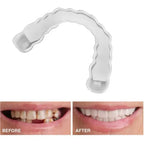 Upper Lower Fake Teeth Cover Perfect Bright Veneers Comfort Fit Flex Dentures Braces Whitening