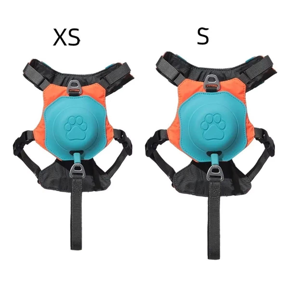 A59T 2-In-1 No Pull Dog Harness with Retractable Leash,Automatic anti Burst Impact Function,Adjustable Breathable Dog Vest,Xs